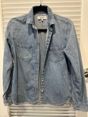 Quince Light Blue Denim Shirt